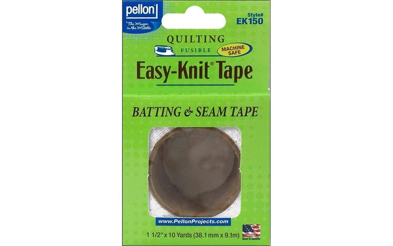 Pellon Easy-Knit Batting & Seam Tape 1-1/2""X10 Yards-White - Image 1